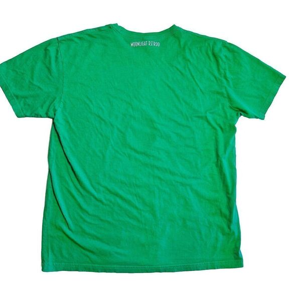 Retro 40’s Christmas Tshirt SIZE XL Green Sexy Pin Up Girl Playboy Fun Fast Ship - Picture 2 of 10